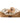 KINGROCK Square Washable Dog Bed, Bolster Bed with Rose Circle Plush, Thick for Medium & Small Dogs