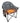 KINGROCK Heated Oversized Camping Chairs,Padded Patio Lounge Camp Chair